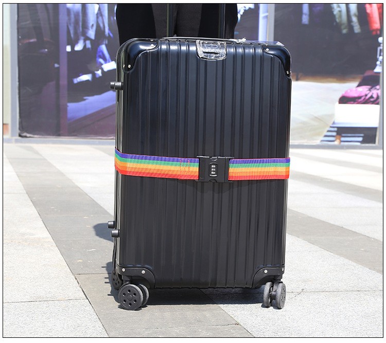 旅行行李帶一字密碼鎖拉杆行李箱打包行李帶-長度200Cm行李鎖帶(ST709001601)